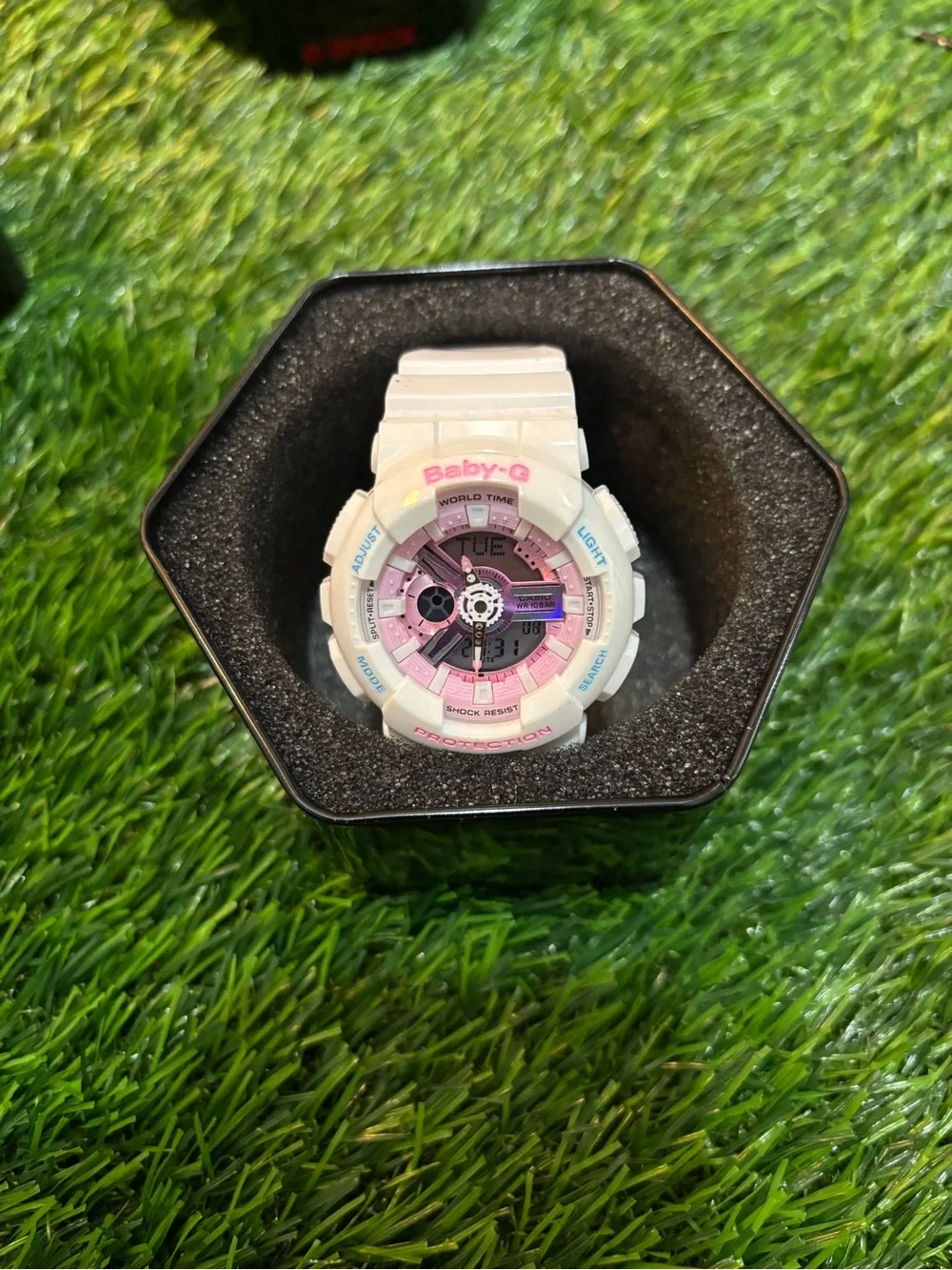 Casio Baby-G White and Pink Sport Watch